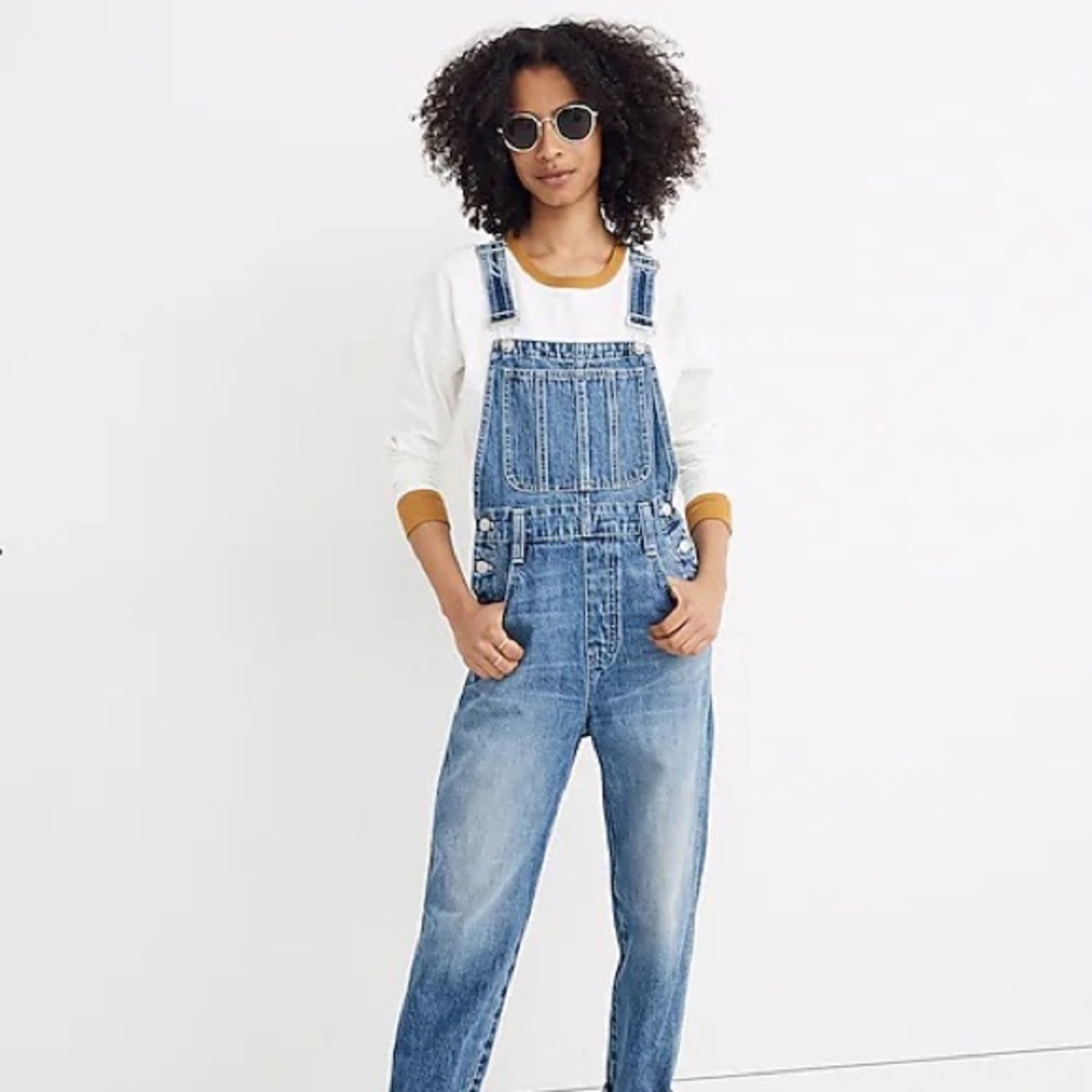 Madewell Straight Leg Overalls